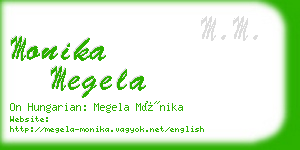 monika megela business card